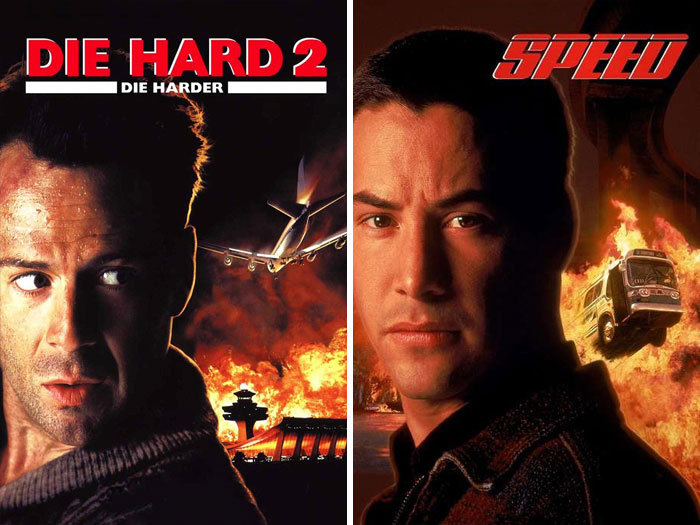 Die Hard 2 (1990) vs. Speed (1994)