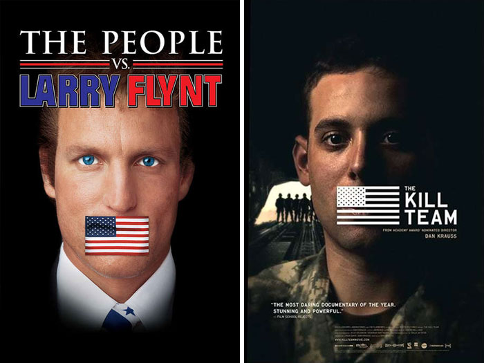The People vs. Larry Flynt (1996) vs. The Kill Team (2013)
