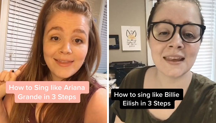 TikToker Explains How To Sing Like Famous Singers And Recreates Their Voices Perfectly