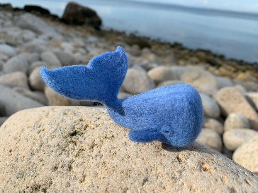 Tiny Wool Whale