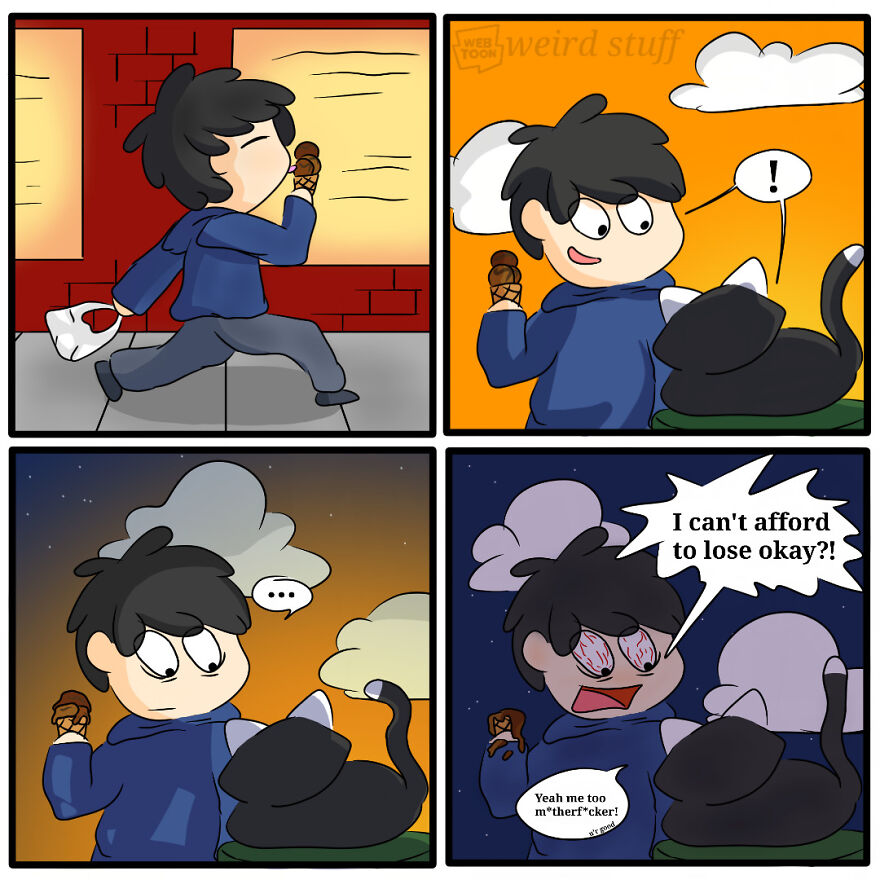 I Posted My Very First Webcomic On Webtoon Called "Weird Stuff"