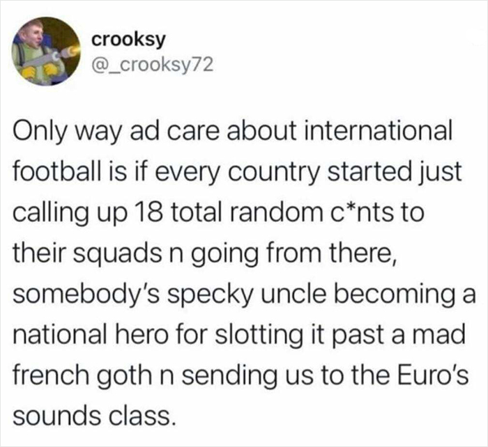Would Be An Absolutely Class Idea To Be Fair
