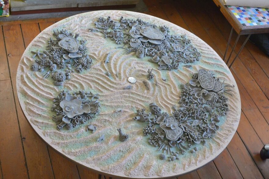I Built The Most Beautiful Coral Reef Table