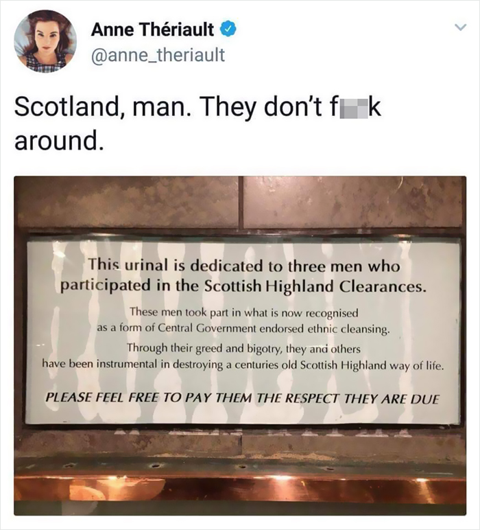 Dont Want To Piss Off The Scottish
