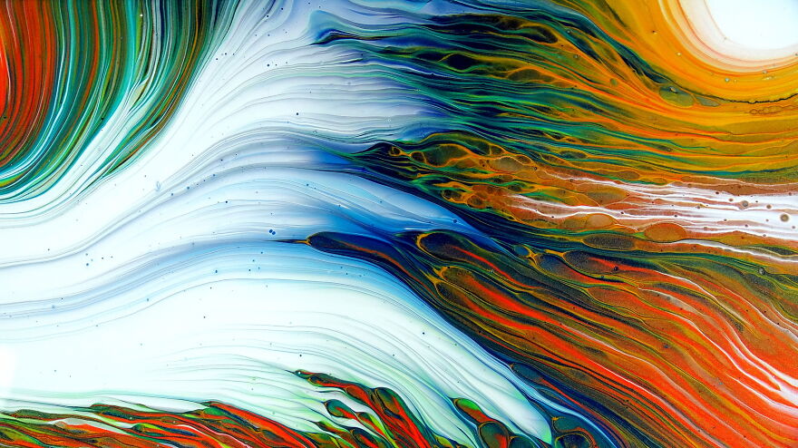 Split Cup Pour ~ Fluid Art Painting ~ #staycreative ~ Fiona Art Split Cup Pour ~ Fluid Art Painting ~ #staycreative ~ Fiona Art