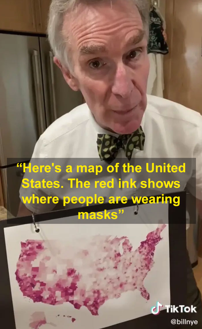 Bill Nye Perfectly Shuts Down Anti-Maskers' Fake Science On Why Masks Don't Work