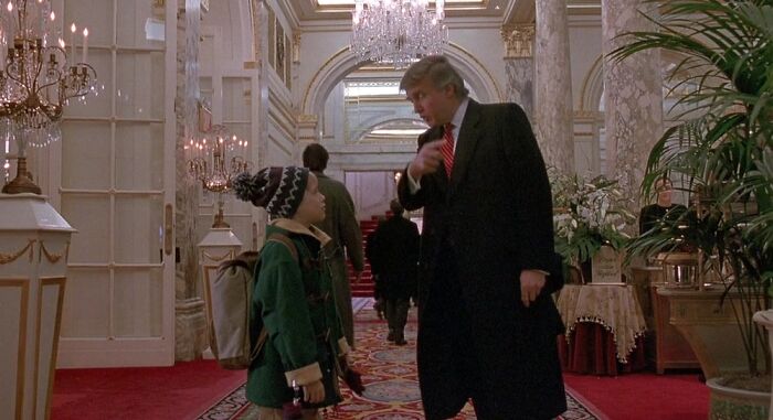 Donald Trump Was In Home Alone 2 (1992) Because He Owned The Plaza They Wanted To Film In And Only Let Them If He Could Be In It