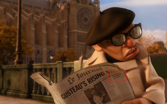 10 5fc646afad25d  700 - Os impecáveis detalhes da Pixar: Todos os ''easter eggs'' de Rattatouille