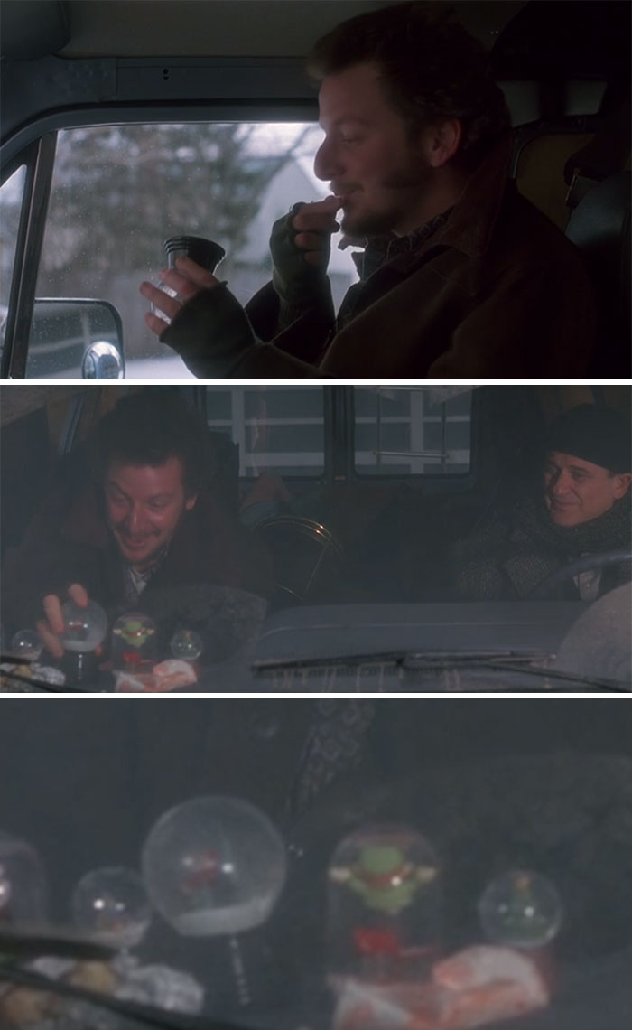 In Home Alone (1990), Marv Has A Collection Of Stolen Snow Globes From Each House He Robs. He Can Be Seen Adding To It In One Scene