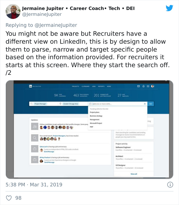 Guy Jokes About How He “Applied” To 547 Jobs And Was “Rejected” From All Of Them, But One Man Shared Some Useful Advice On LinkedIn Profiles