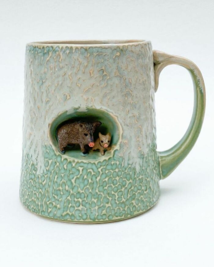 Ceramic-Mugs-Animal-Sculptures-Side-Ap-Curiosities
