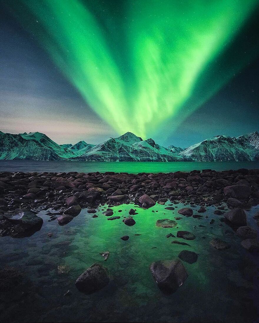 “Aurora Eruption” By Tor-Ivar Næss
