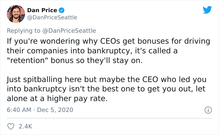 Twitter Is Enraged After An Entrepreneur Reveals A List Of Companies That Went Bankrupt But Paid The CEOs 7-Digit Sums