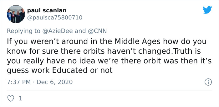 'Don't Talk If You Didn't Live In The Middle Ages': Person Doesn't Believe In Science, Gets Perfectly Shut Down