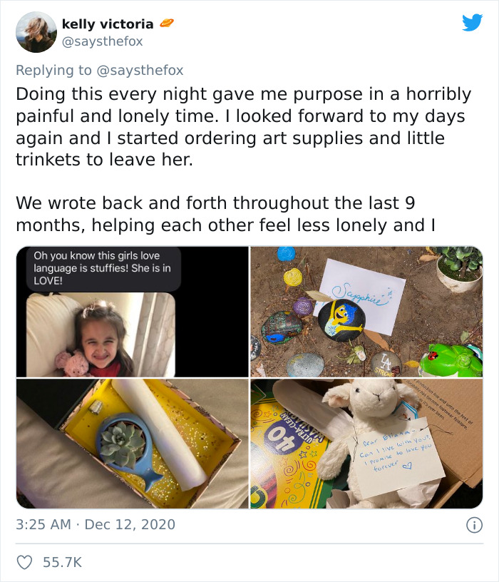 4-Year-Old Feels Lonely In Quarantine, Sets Up A Fairy Garden, Her Neighbor Notices And Pretends To Be A Fairy Named Sapphire For 9 Months