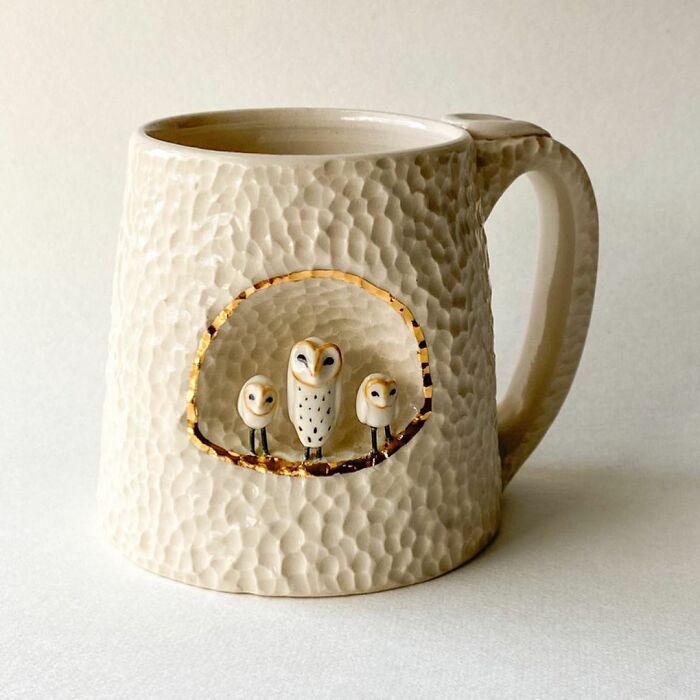 These 31 Brilliant Mugs Have Small Side Nooks Where Tiny Animal Sculptures  Live | Bored Panda