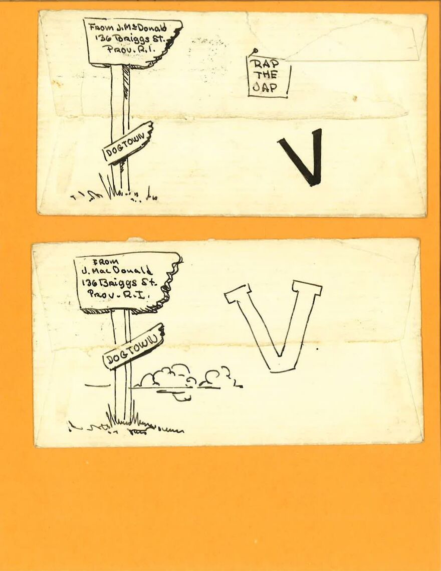 Wwii Propaganda Envelopes From Brother Wwii Propaganda Envelopes From Brother