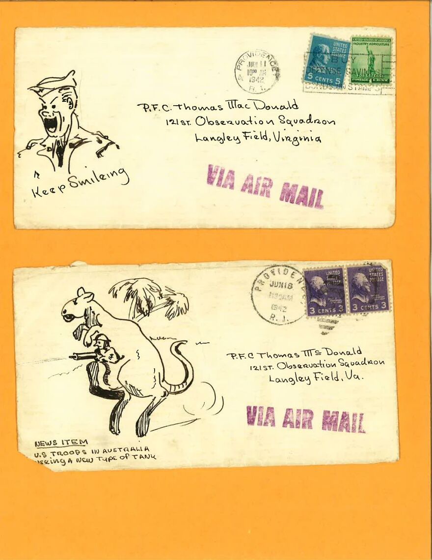 Wwii Propaganda Envelopes From Brother Wwii Propaganda Envelopes From Brother