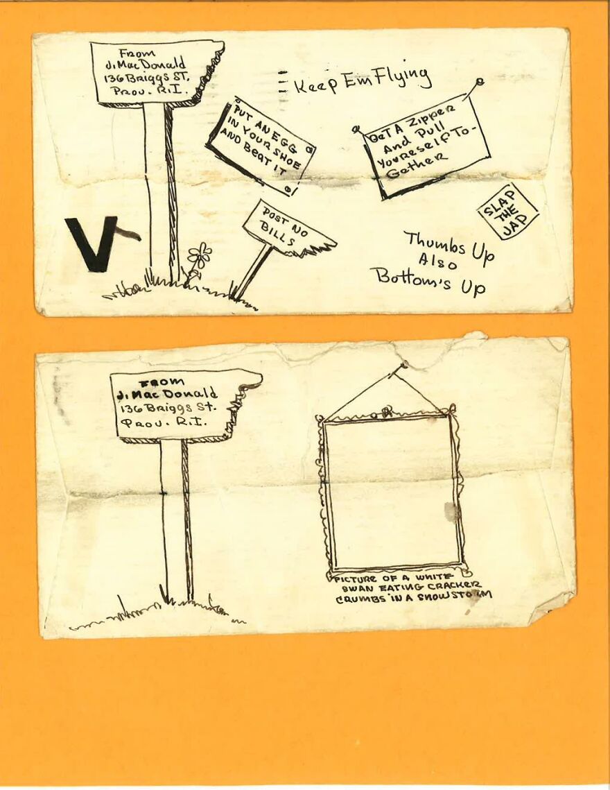 Wwii Propaganda Envelopes From Brother Wwii Propaganda Envelopes From Brother