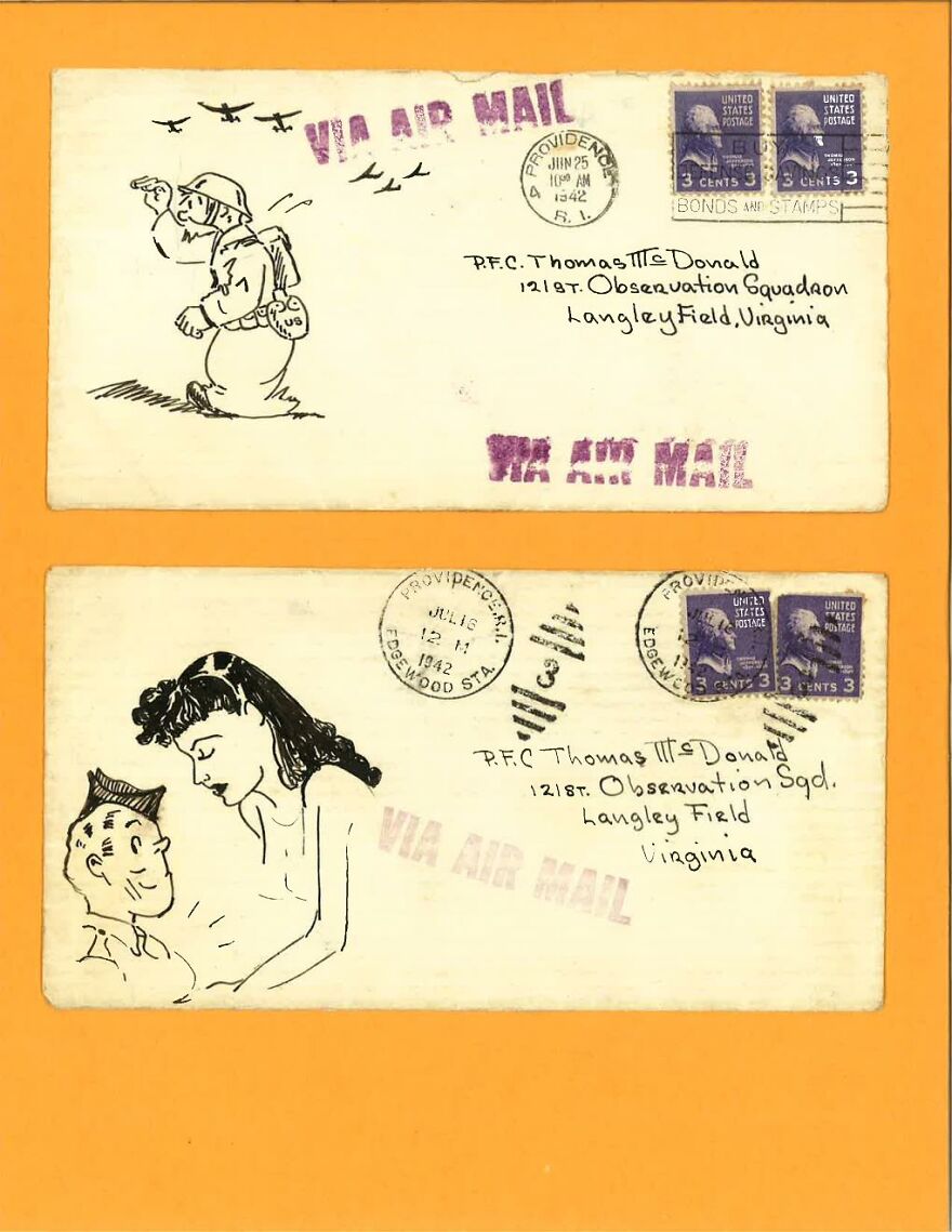 Wwii Propaganda Envelopes From Brother Wwii Propaganda Envelopes From Brother