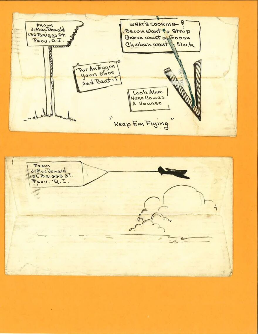 Wwii Propaganda Envelopes From Brother Wwii Propaganda Envelopes From Brother
