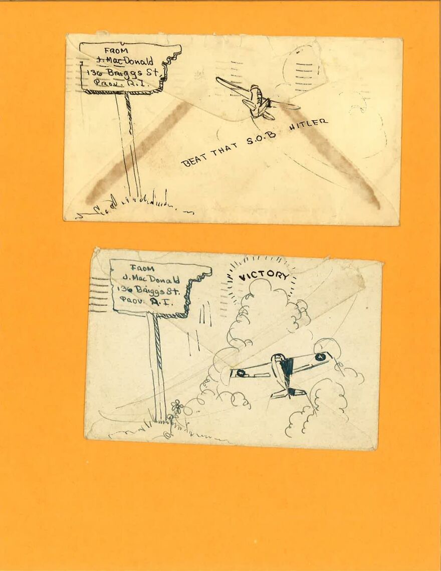 Wwii Propaganda Envelopes From Brother Wwii Propaganda Envelopes From Brother