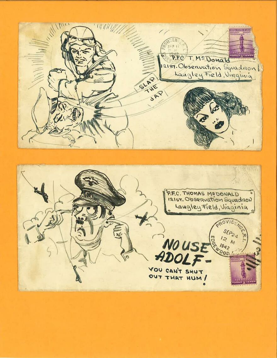 Wwii Propaganda Envelopes From Brother Wwii Propaganda Envelopes From Brother