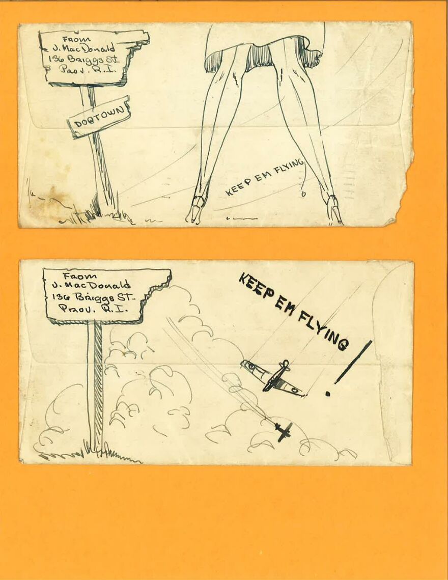 Wwii Propaganda Envelopes From Brother Wwii Propaganda Envelopes From Brother