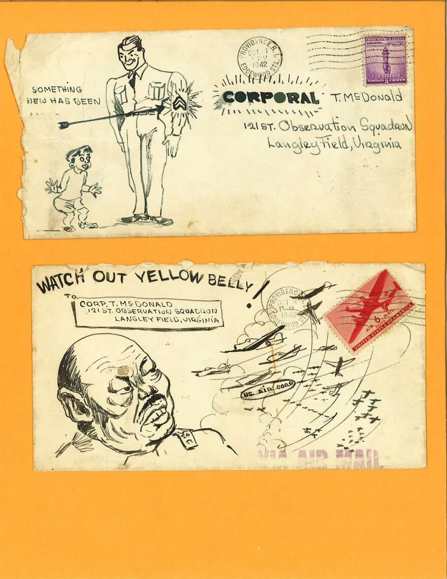 Wwii Propaganda Envelopes From Brother Wwii Propaganda Envelopes From Brother