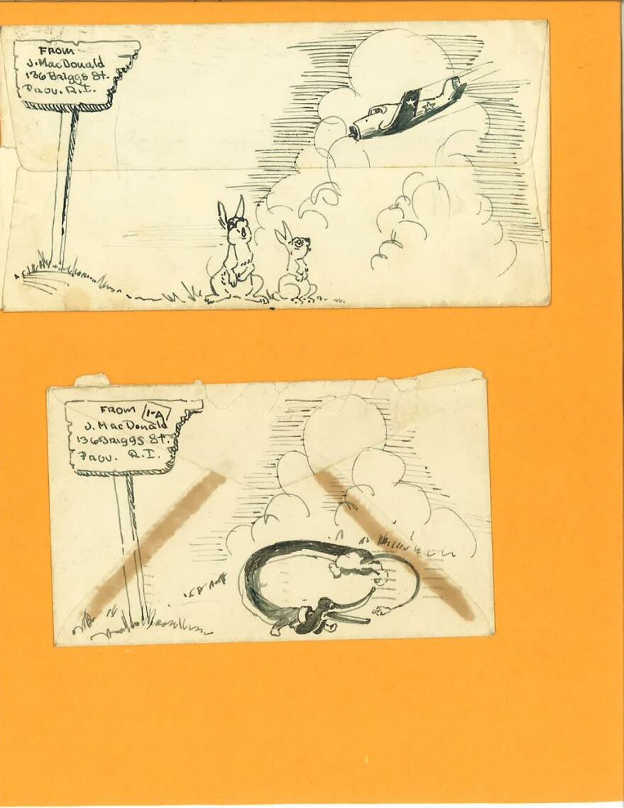 Wwii Propaganda Envelopes From Brother Wwii Propaganda Envelopes From Brother