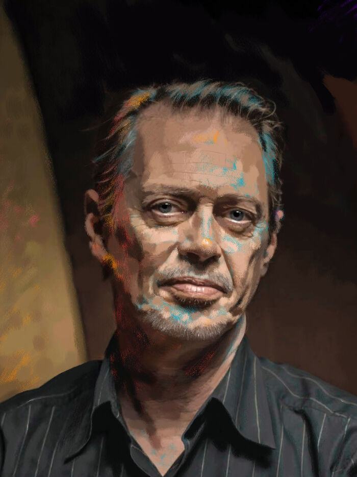 Painting Of Steve Buscemi