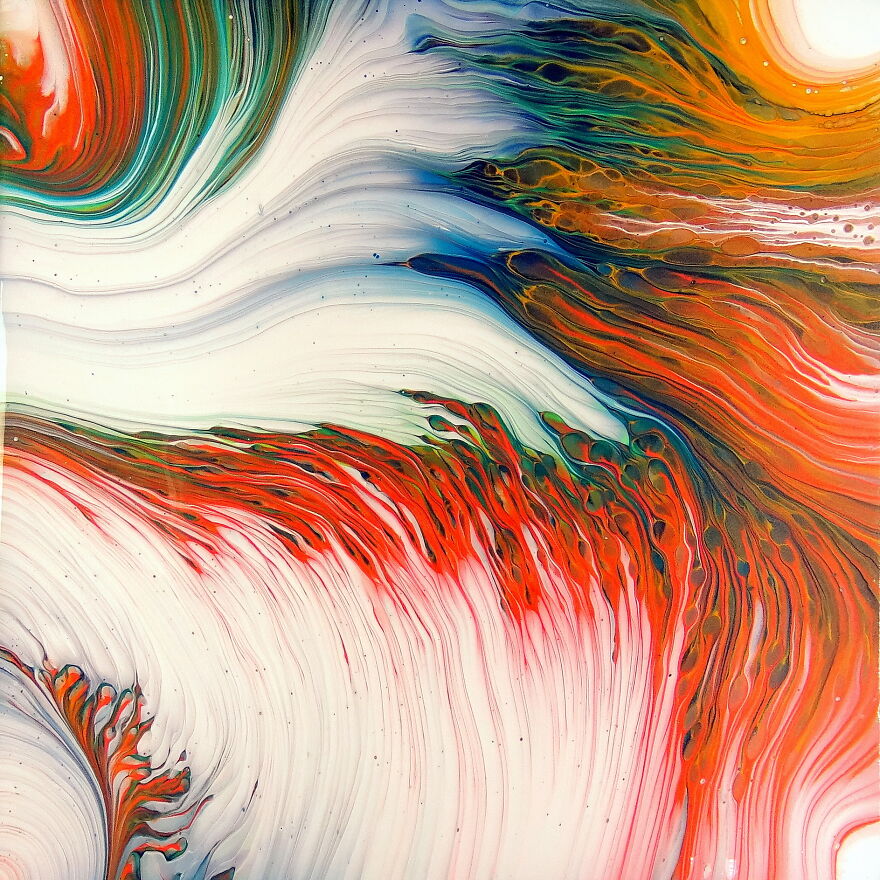 Split Cup Pour ~ Fluid Art Painting ~ #staycreative ~ Fiona Art Split Cup Pour ~ Fluid Art Painting ~ #staycreative ~ Fiona Art