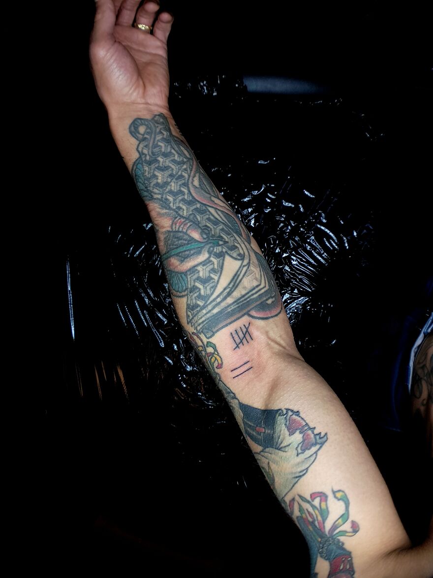 Socially Distanced Tattooing Socially Distanced Tattooing