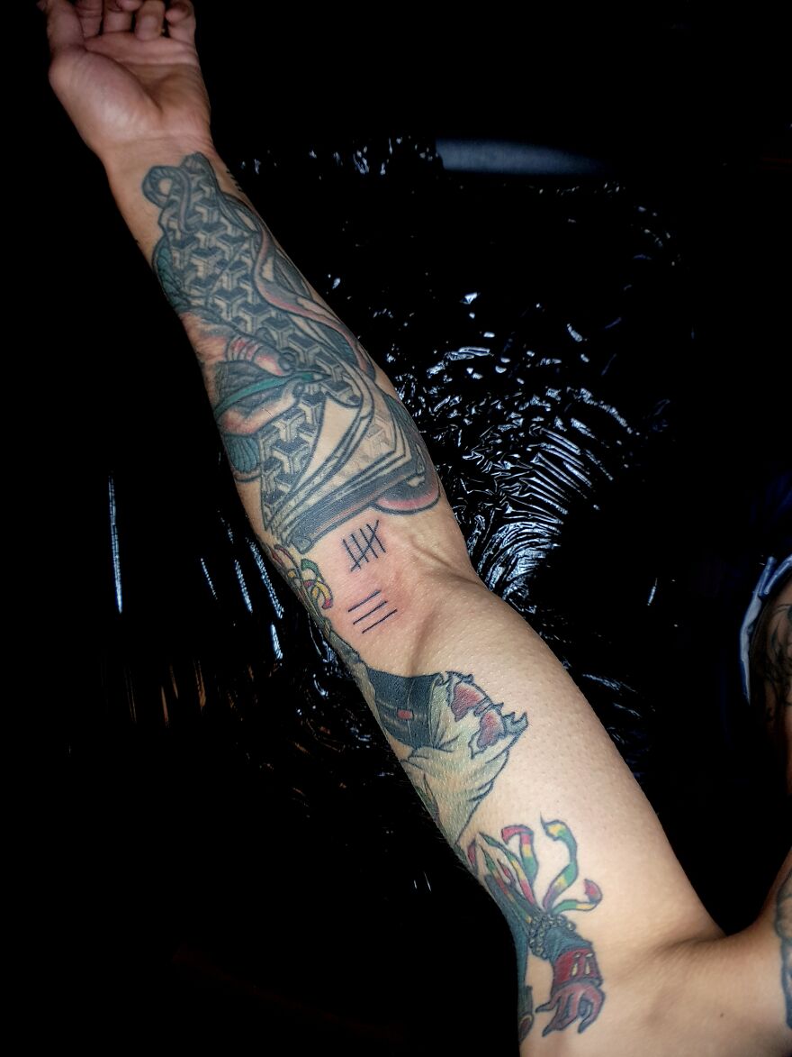 Socially Distanced Tattooing Socially Distanced Tattooing