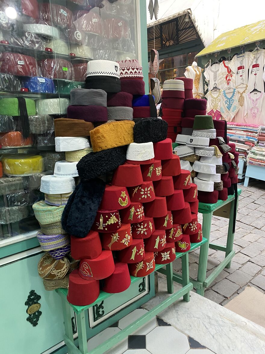 Traditional Hats Known As The Chachia