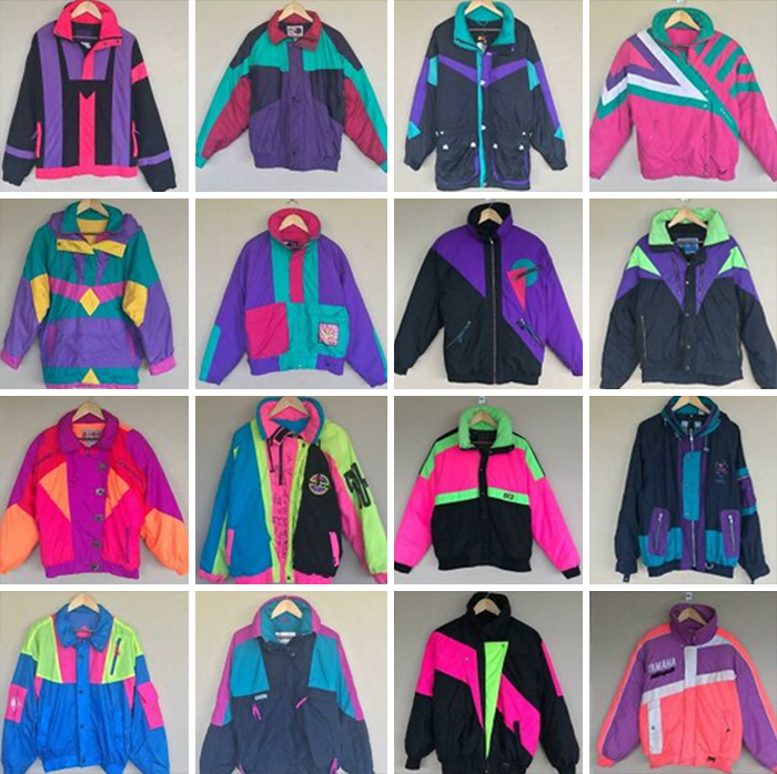 Some People Collect Stamps, Others Collect Fancy Cars. I Collect Thrift Store Ski Jackets. Here Are Some Of My Favorite Finds