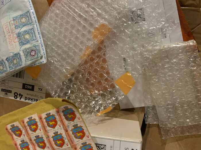 Bubble Wrap And Padded Envelopes. Everything Ive Bought This Year Was Mail Ordered