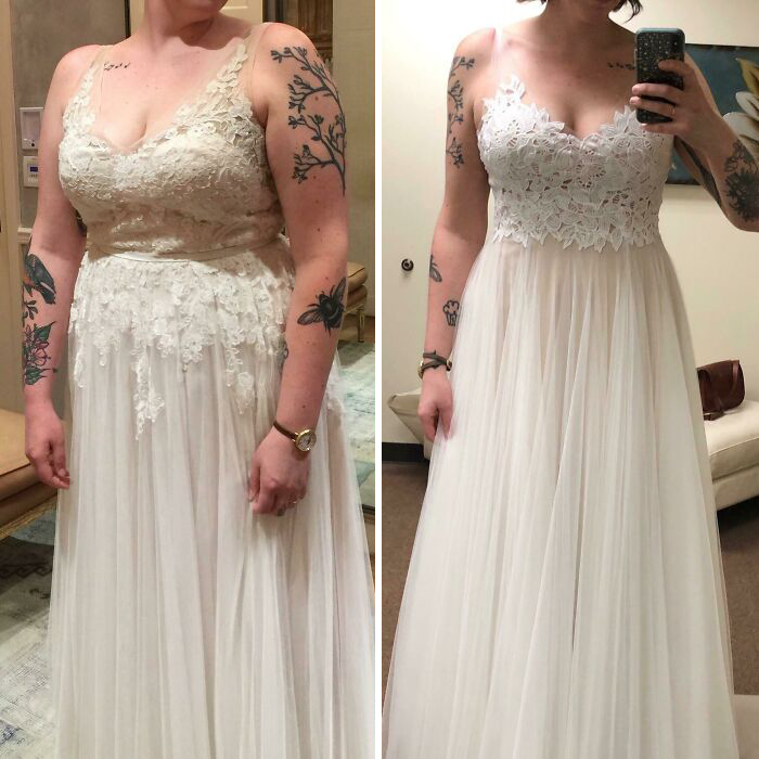 From Trying On Wedding Dresses 1 Year Ago To My Second Fitting!