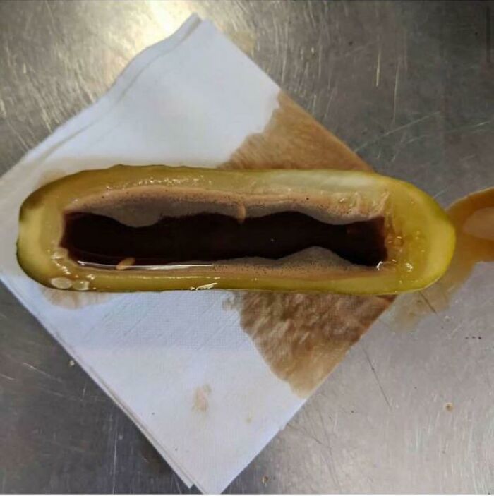 A Pickle Cup For An Espresso
