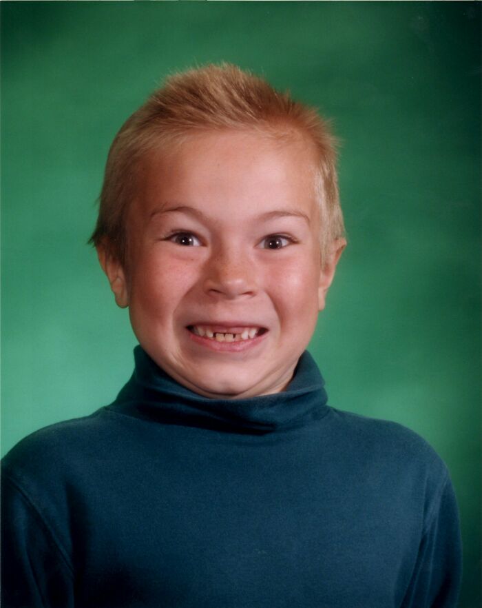 This Was The Retake Of My Second Grade School Photo
