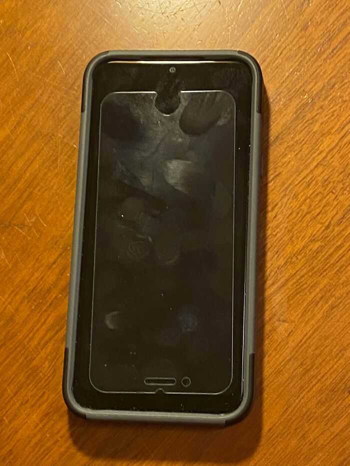 One Of My Clients Upgraded His Phone But Kept His Old Screen “Protector”