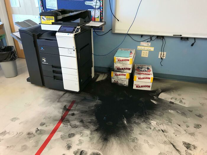 Just One Of Our Printers Doing Its Duty