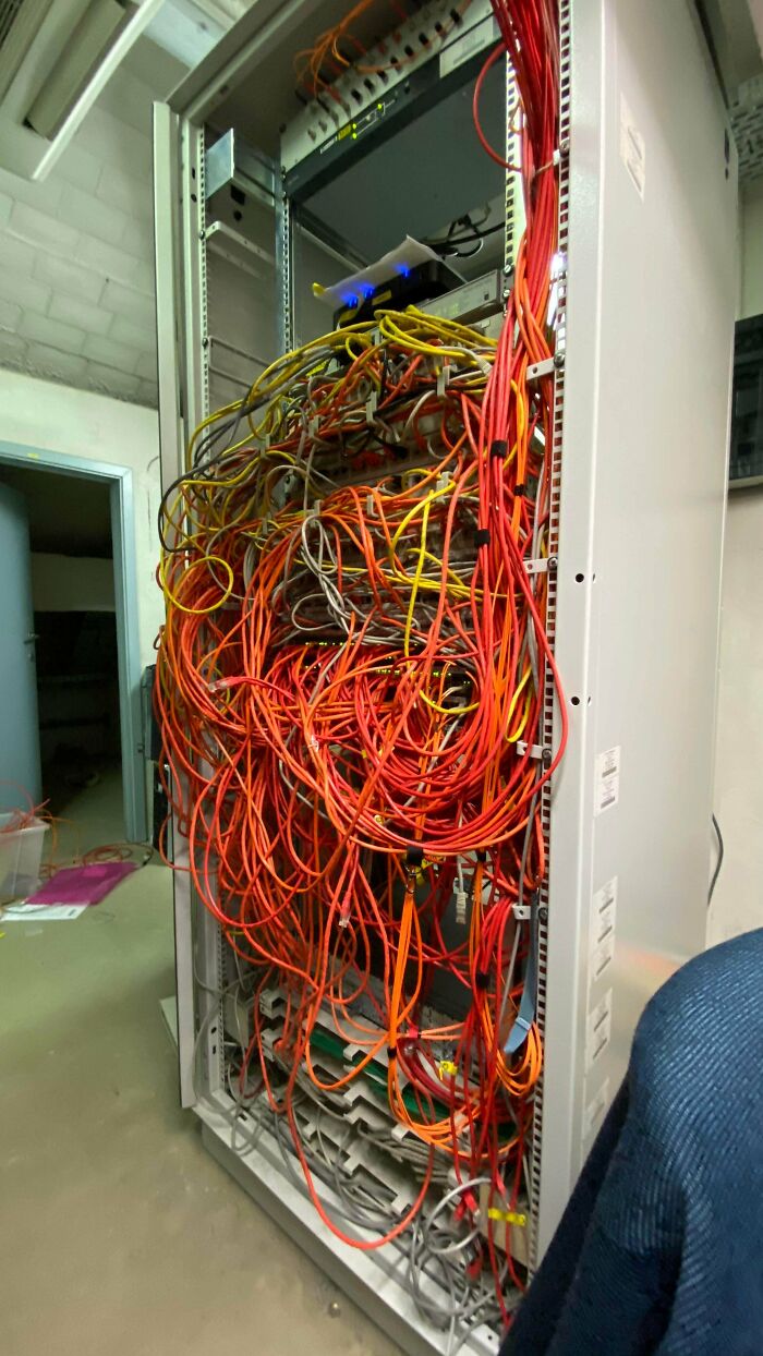 New Servers Have Red Cables. Can’t Miss It