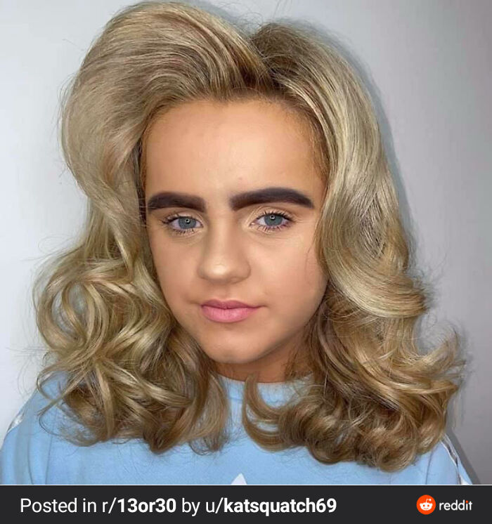 Decent Foundation? Check. The Biggest Eyebrows I've Ever Seen? Also Check