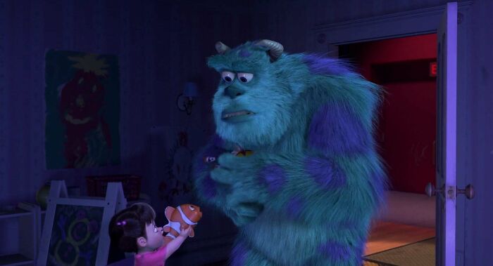 In Monsters Inc (2001), Boo Tries To Give Sully A Nemo Doll. Finding Nemo Wouldn’t Come Out Until 2003