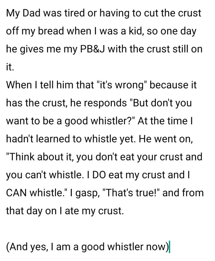 How My Dad Tricked Me Into Eating My Crust