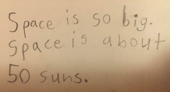 In A Book I Wrote In 2nd Grade, Which I Titled “The Universe”