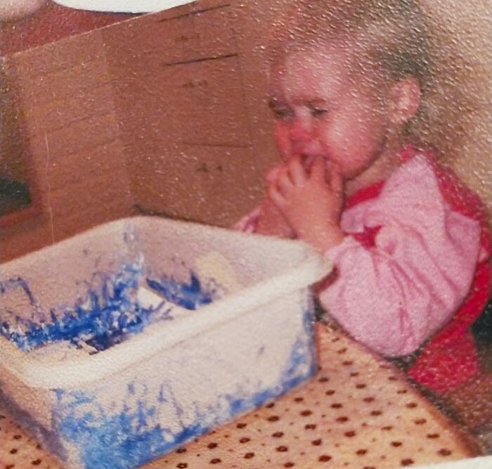 Flashback To That Time When I Ate Play-Dough And The Camera Man Decided To Take A Picture