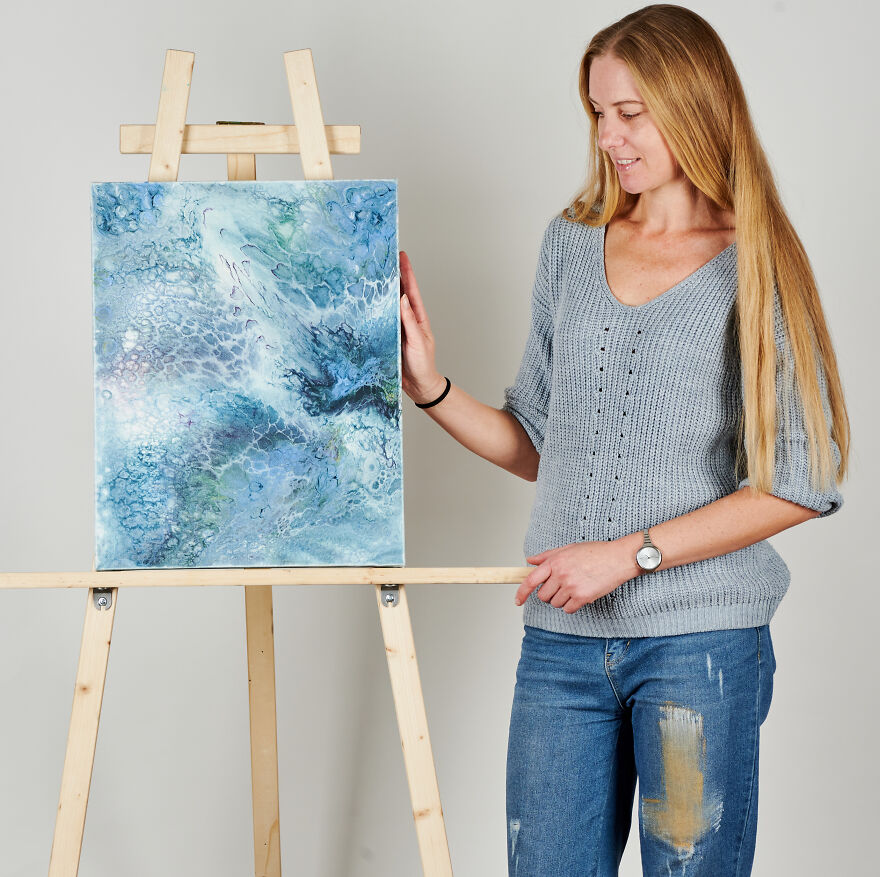 This Is My Favorite Work, Which Was Not Done According To The Rules Of The Liquid Acrylic Technique, Which Is Why I Am Delighted With It, This Abstraction Resembles A Raging Sea. This Is My Favorite Work, Which Was Not Done According To The Rules Of The Liquid Acrylic Technique, Which Is Why I Am Delighted With It, This Abstraction Resembles A Raging Sea.