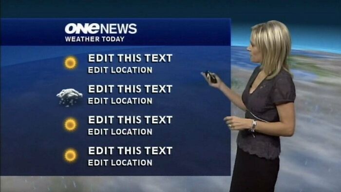 The Weather Graphic Is Ready, Boss!